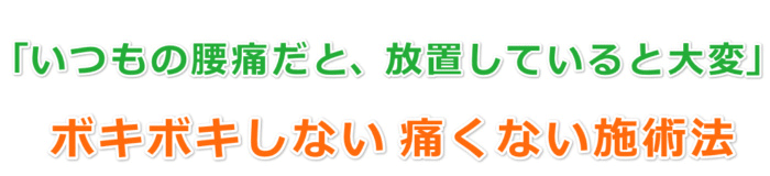椎間板ヘルニア痛改善
